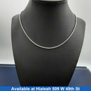 Bead Chain - White Gold 14k (.585) 4.9 grams 16 inch