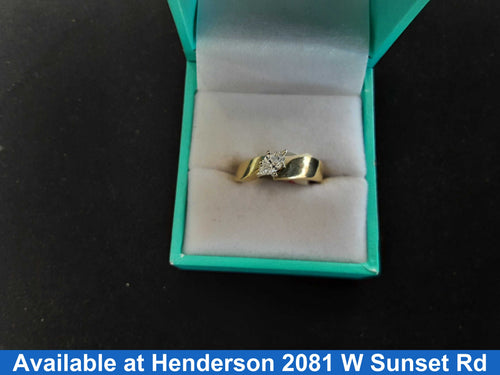 Women's Ring - Solitaire - Yellow Gold 14k (.585) 4.8 grams Size 5