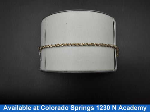 Rope Bracelet - Yellow Gold 14k (.585) 15 grams 8 inch