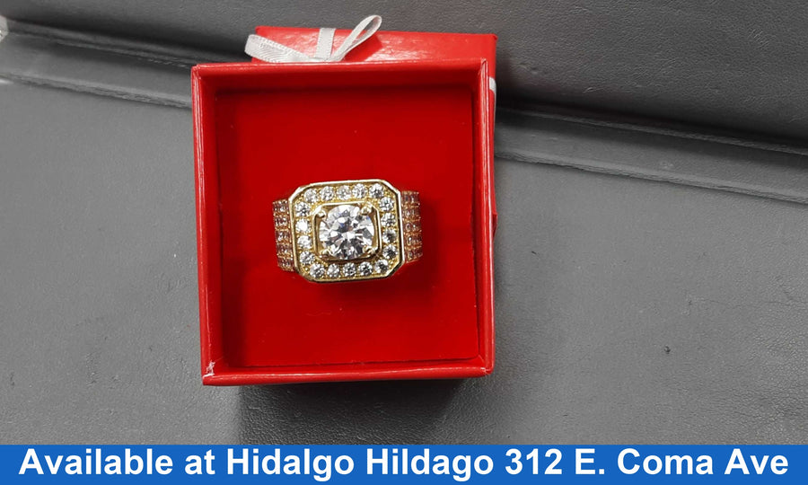 Men's Ring - Yellow Gold 10k (.417) 13.6 grams Size 9.5