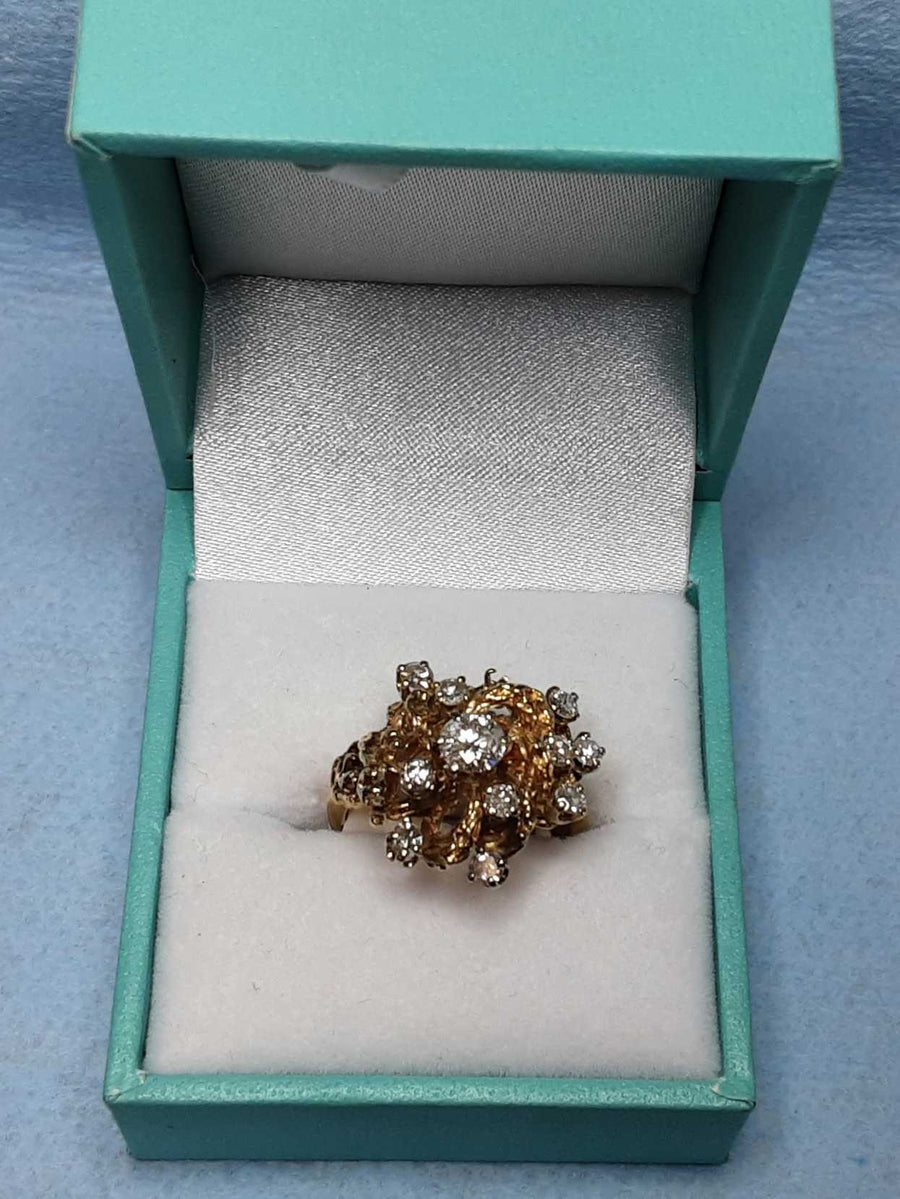 Women's Ring - Yellow Gold 14k (.585) 5.8 grams Size 8