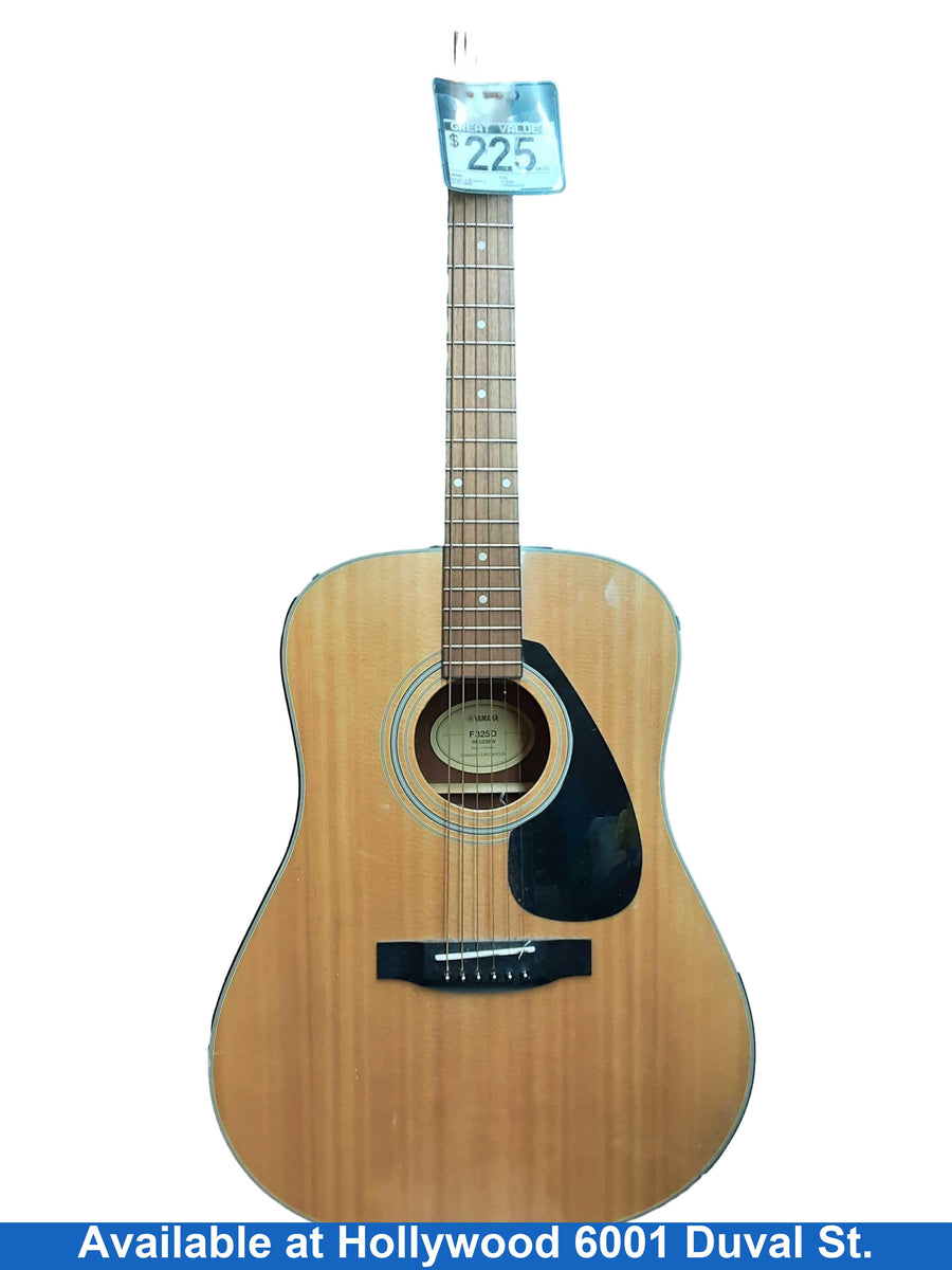 Yamaha F325 Brown Acoustic / Electric Classic Guitar