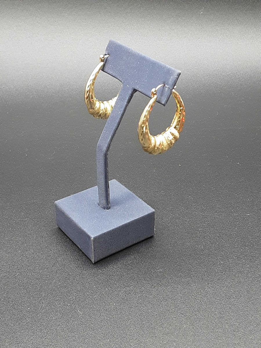Shrimp Earrings - Yellow Gold 10k (.417) 4.1 grams
