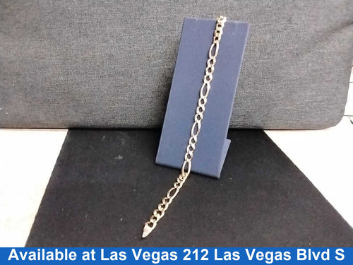 Figaro Bracelet - Yellow Gold 14k (.585) 13.7 grams 10 inch