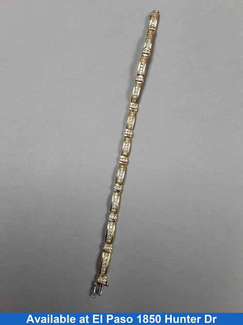 Tennis Bracelet - Yellow Gold 14k (.585) 13 grams 8 inch