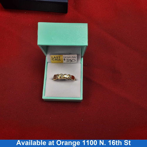 Ring - Wedding Band - Yellow Gold 10k (.417) 4.4 grams Size 13