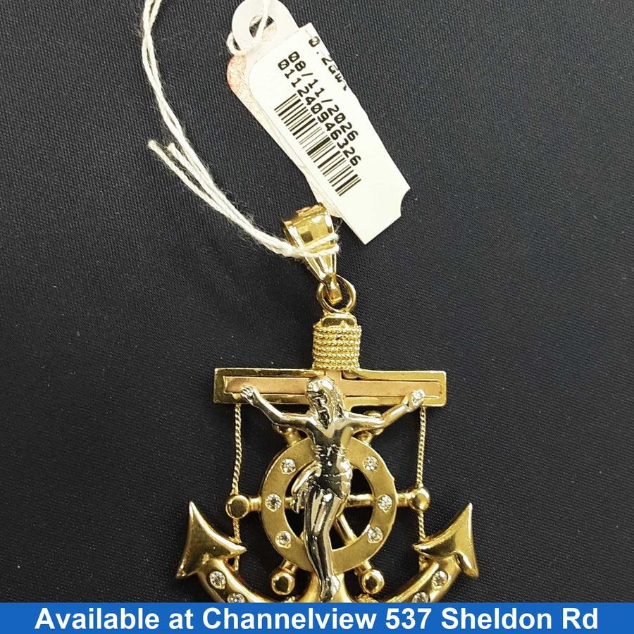 Religious Pendant - Yellow Gold 14k (.585) 10.5 grams