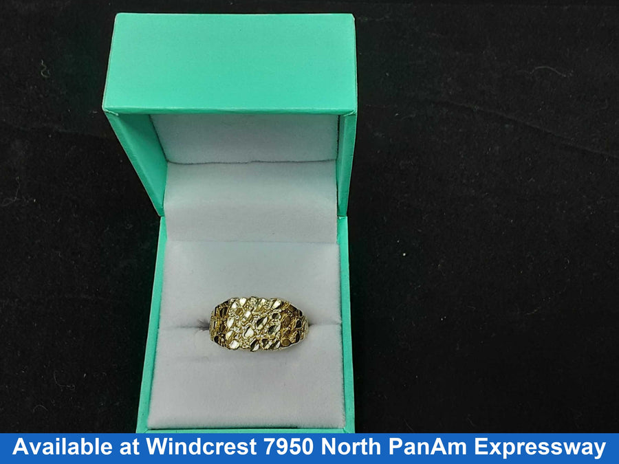 Men's Ring - Yellow Gold 10k (.417) 2.8 grams Size 11