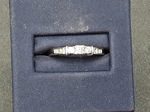 Women's Ring - White Gold 10k (.417) 2 grams Size 20