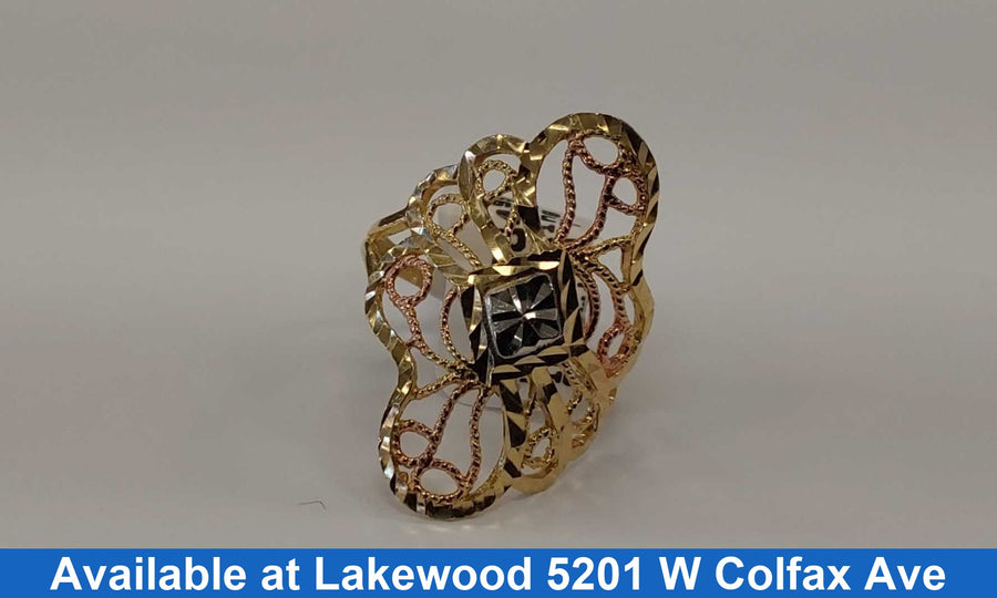 Women's Ring - Yellow Gold 14k (.585) 2.1 grams Size 7
