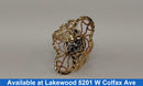 Women's Ring - Yellow Gold 14k (.585) 2.1 grams Size 7