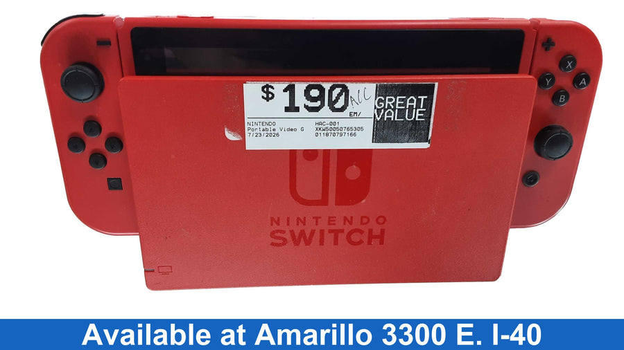 Nintendo Hac-001 32 Gb Red Portable Video Game System