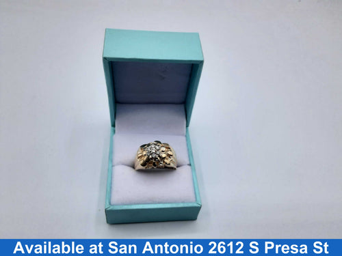 Men's Ring - Yellow Gold 10k (.417) 6.6 grams Size 11.5
