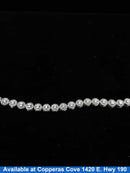 Tennis Bracelet - White Gold 10k (.417) 10.6 grams 8 inch
