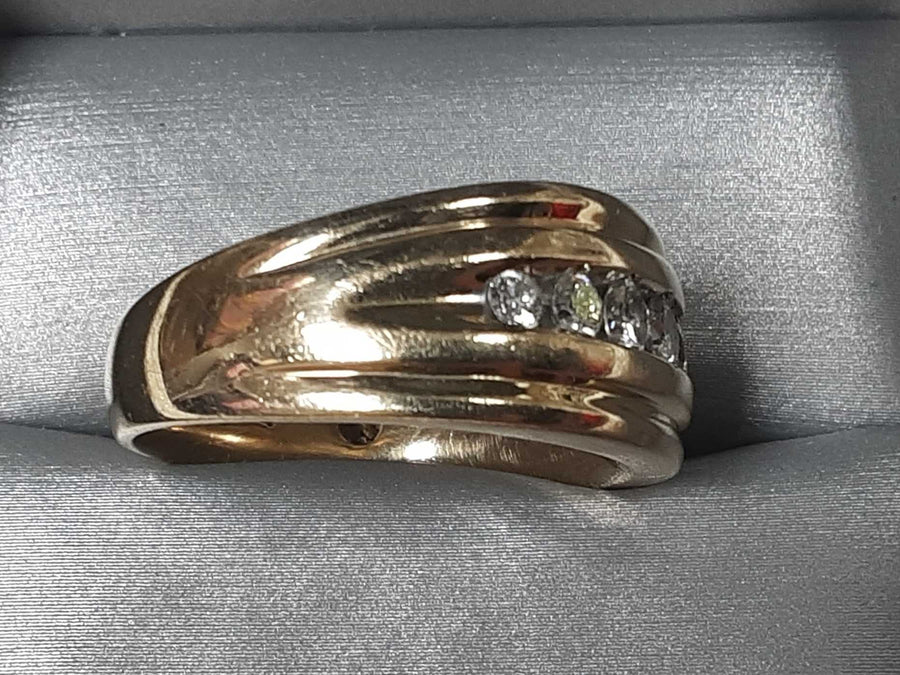 Ring - Wedding Band - Yellow Gold 14k (.585) 8.5 grams Size 11