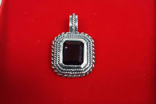 Diamond Pendant - Silver 6.8 grams
