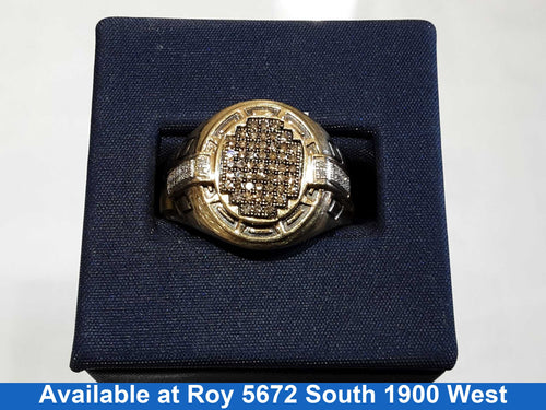 Men's Ring - Yellow Gold 10k (.417) 5.9 grams Size 8