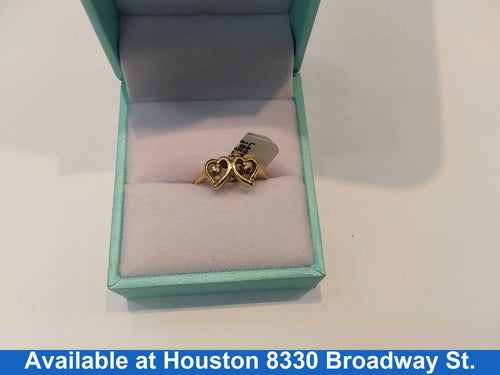 Women's Ring - Yellow Gold 10k (.417) 1.4 grams Size 6