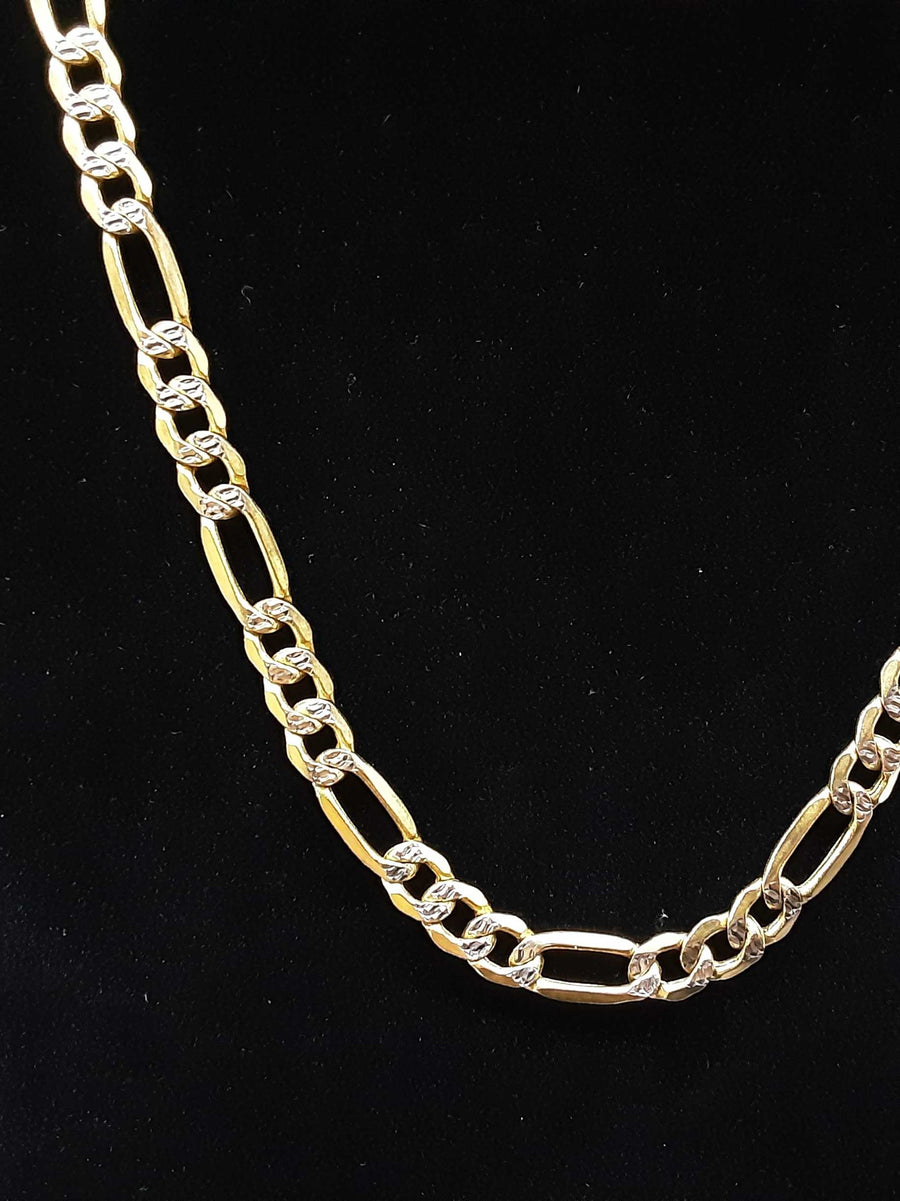 Figaro Chain - Yellow Gold 14k (.585) 17 grams 24 inch