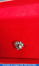 Women's Ring - White Gold 14k (.585) 4.1 grams Size 8.5