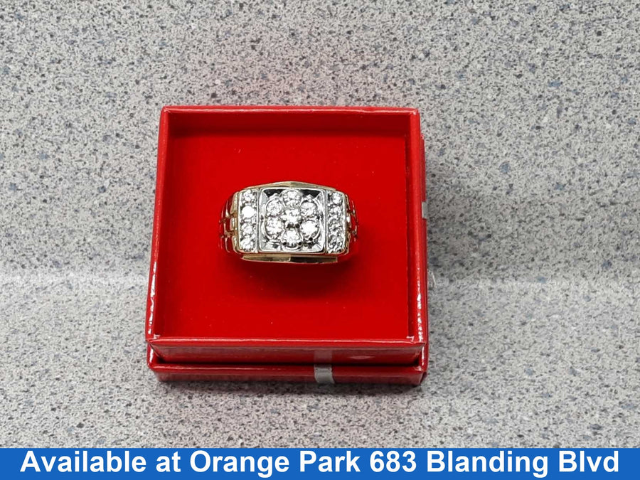 Men's Ring - Yellow Gold 10k (.417) 11.3 grams Size 13