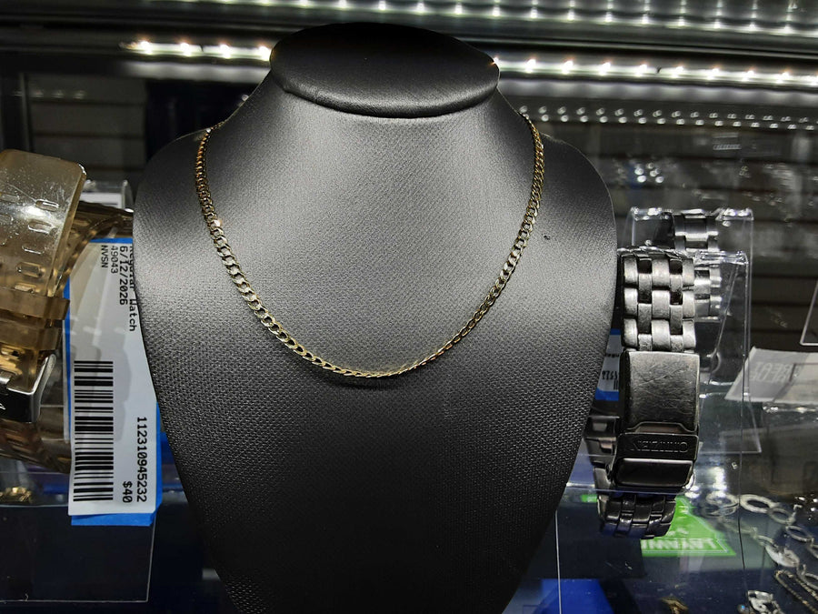Cuban Link Chain - Yellow Gold 14k (.585) 3.6 grams 16 inch