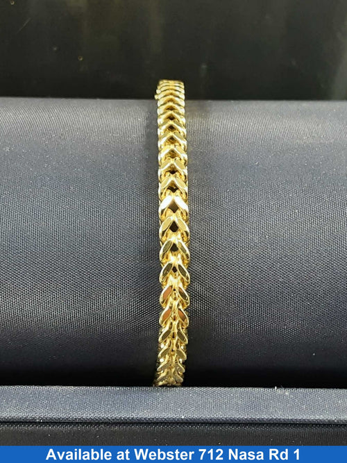 Fox Tail Bracelet - Yellow Gold 10k (.417) 8.9 grams 8 inch