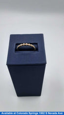 Women's Ring - Anniversary - Yellow Gold 14k (.585) 2 grams Size 8