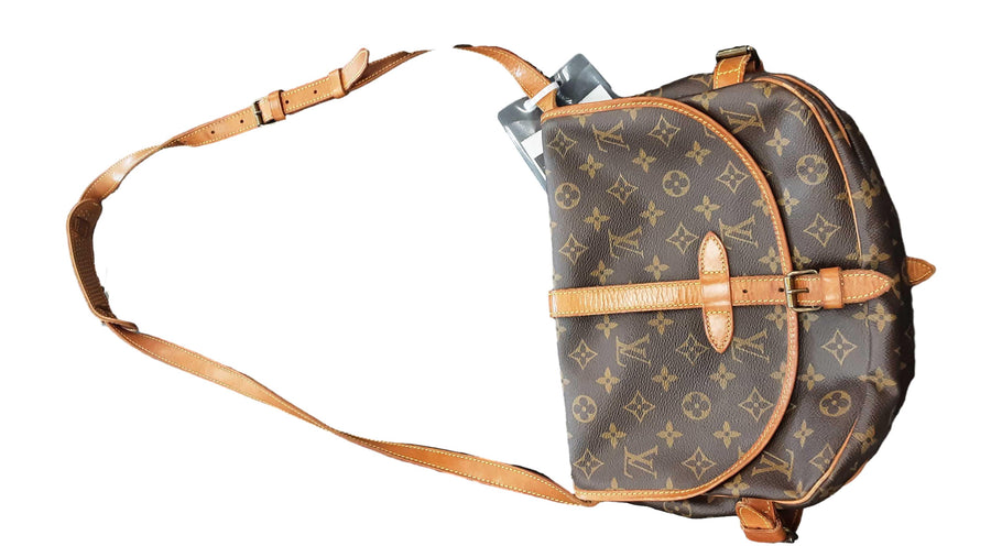Louis Vuitton Saumur Mm Brown Purse / Handbag