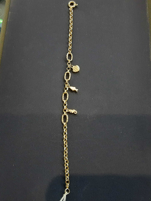 Cable Bracelet - Yellow Gold 14k (.585) 5 grams 7 inch