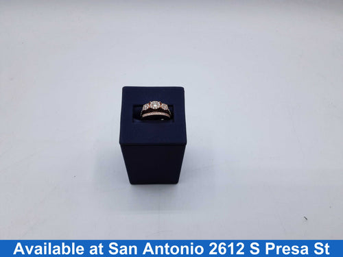 Ring - Engagement Set - Rose Gold 14k (.585) 4.7 grams Size 6