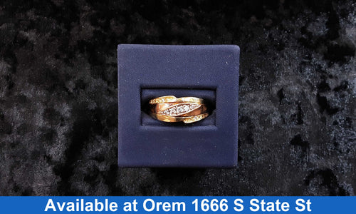 Ring - Wedding Band - Yellow Gold 14k (.585) 4.4 grams Size 20
