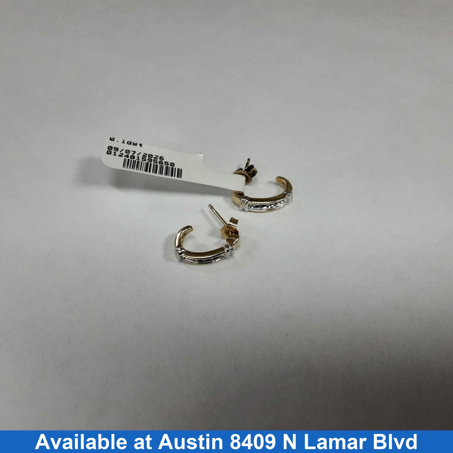 Earrings - Yellow Gold 14k (.585) 1.8 grams