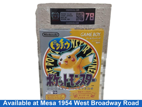 Esgrading Graded Pokemon Yellow Japanese 78 Yellow Other Collectible