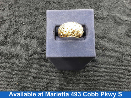 Women's Ring - Yellow Gold 10k (.417) 5.5 grams Size 6.5