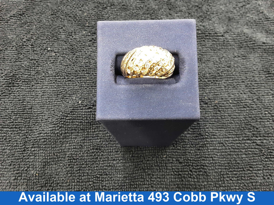 Women's Ring - Yellow Gold 10k (.417) 5.5 grams Size 6.5