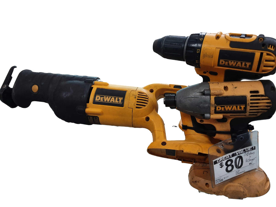Dewalt Dc720 Yellow Cordless Standard Drill