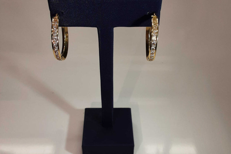 Bangle Earring Yellow Gold 14k (.585) 3.4 grams