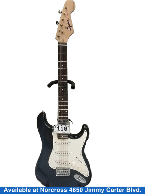 Fender Squier Black Electric Bass Guitar