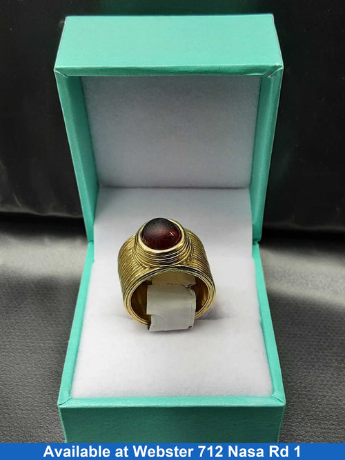 Men's Ring - Yellow Gold 18k (.750) 19.9 grams Size 5.5