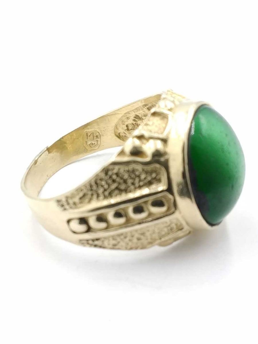 Women's Ring - Solitaire - Yellow Gold 14k (.585) 5.9 grams Size 9