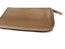 Tory Burch Robinson Zip Around Brown Wallet
