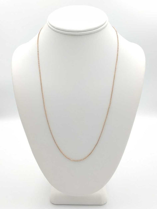Fox Tail Chain - Rose Gold 14k (.585) 4 grams 22 inch