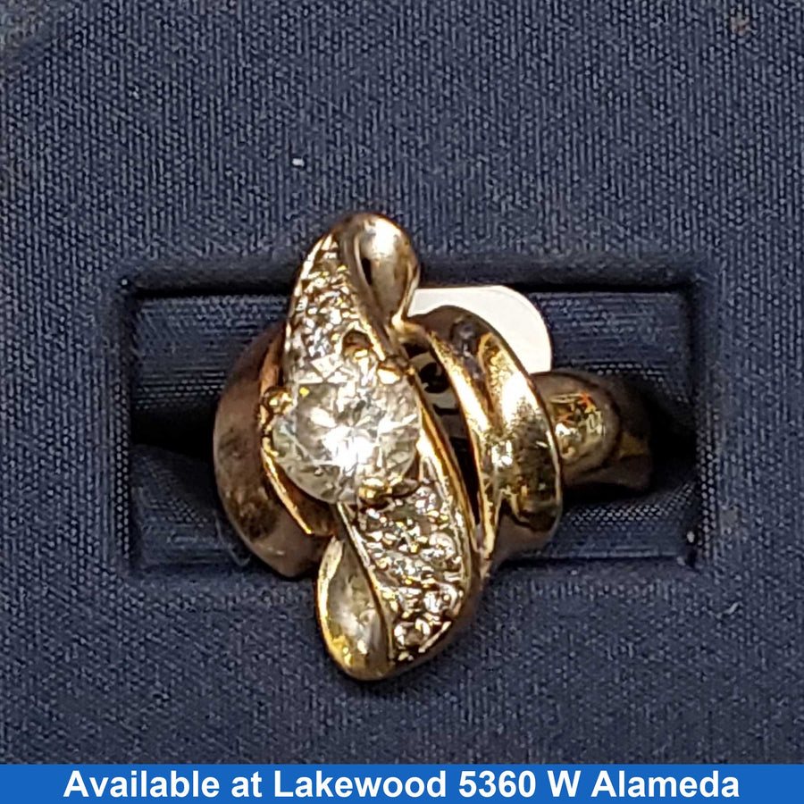Women's Ring - Yellow Gold 14k (.585) 6.9 grams Size 8