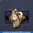 Women's Ring - Yellow Gold 14k (.585) 6.9 grams Size 8