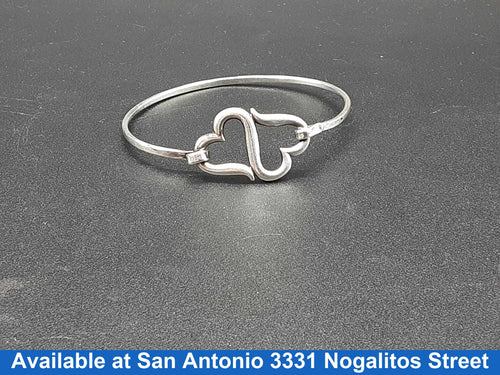 Bangle Bracelet - Silver 10.4 grams 5 inch