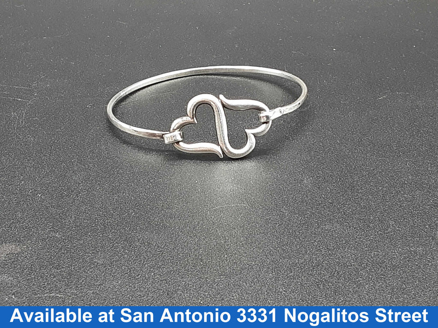 Bangle Bracelet - Silver 10.4 grams 5 inch