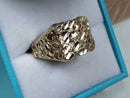 Men's Ring - Yellow Gold 10k (.417) 3.9 grams Size 7