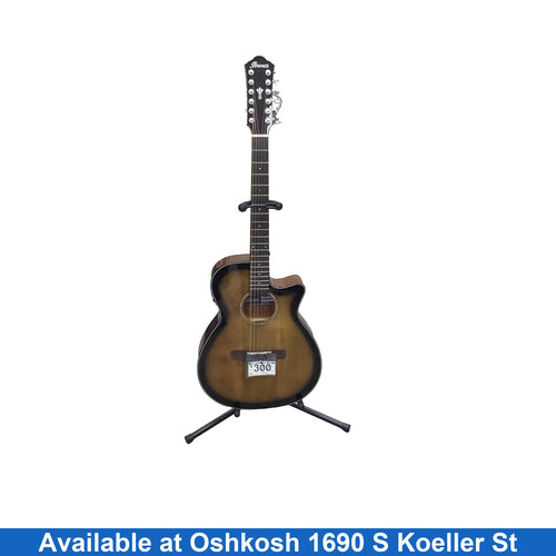 Ibanez Aeg5012-dvh Beige / Tan Guitar