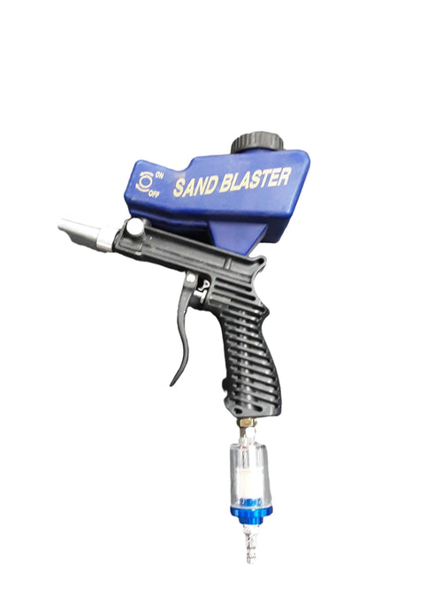 Sand Blaster Abrasive Media Gun Blue Standard Paint Gun